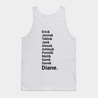 DIVE Studios Hosts - Black Tank Top